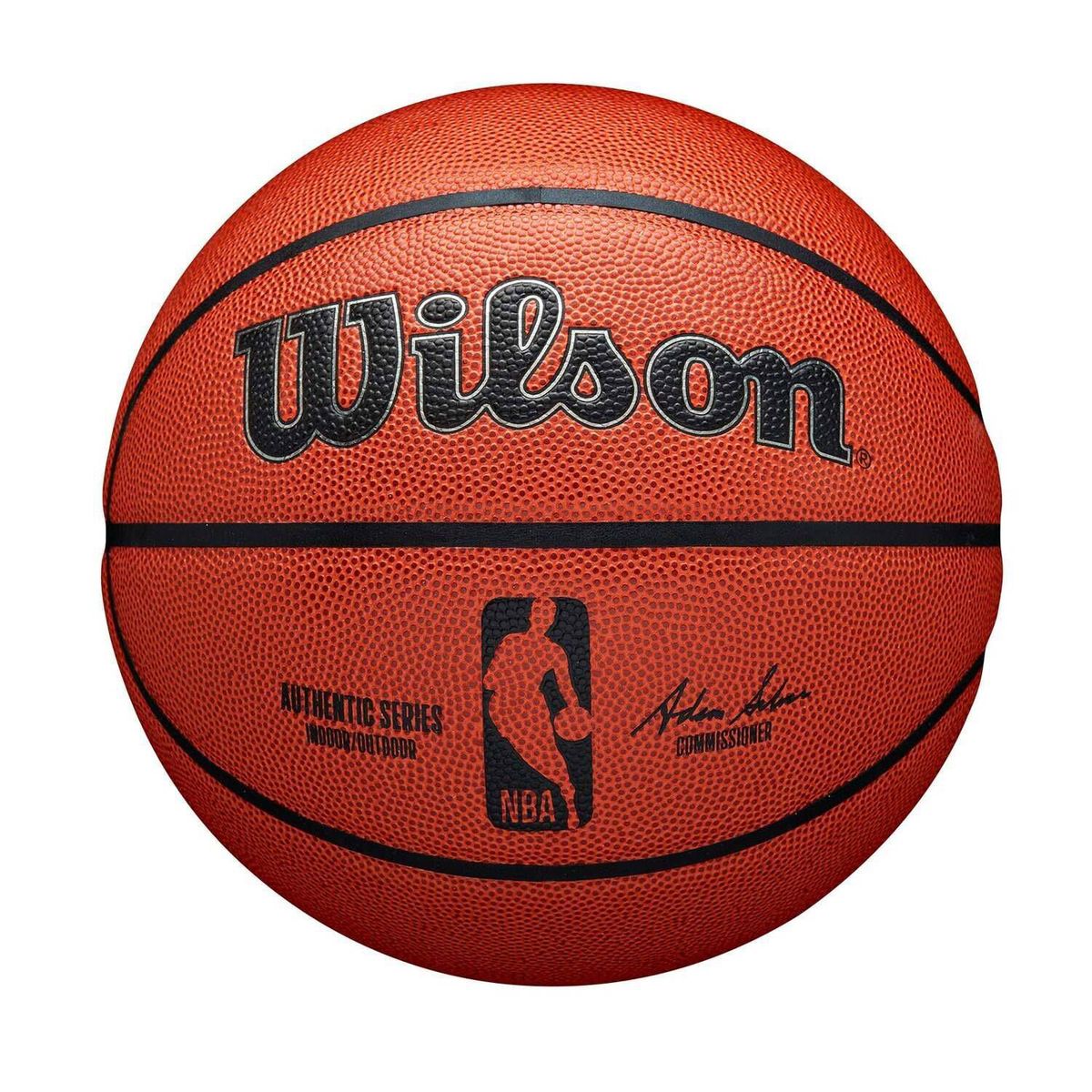 WILSON - Balón De Baloncesto Wilson NBA Authentic Indoor Outdoor No 5
