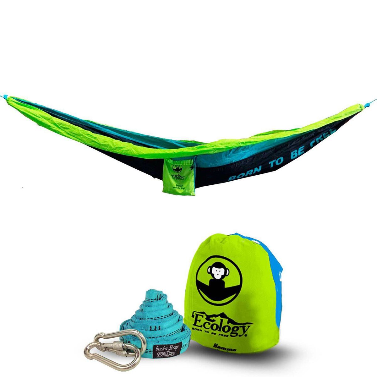 ECOLOGY - Hamaca para camping con kit de suspensión acampar