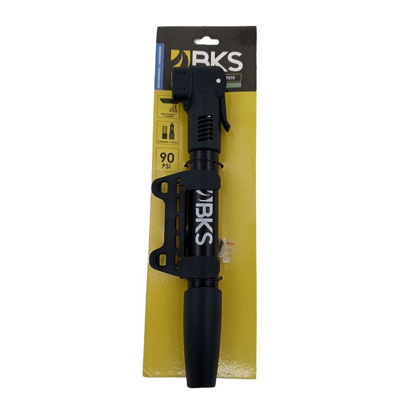 BKS - Inflador De Aire Mano Bicicleta Mini Bomba Bks P210 90psi