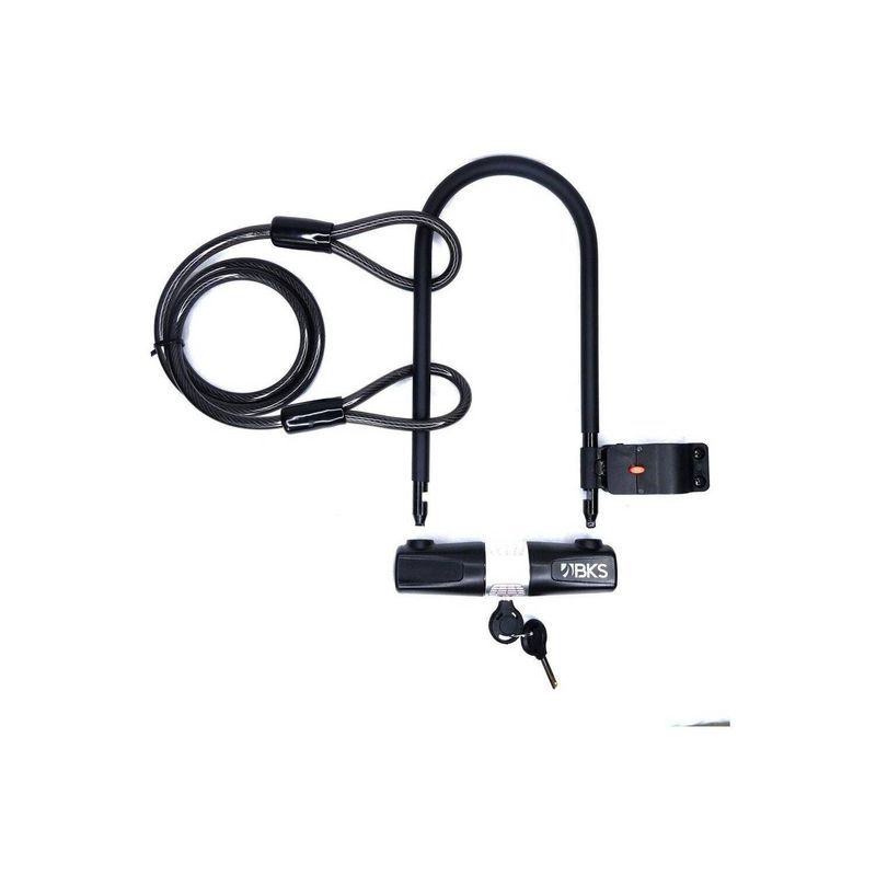 BKS - Bks Set De Candado En U Y Cadena L450