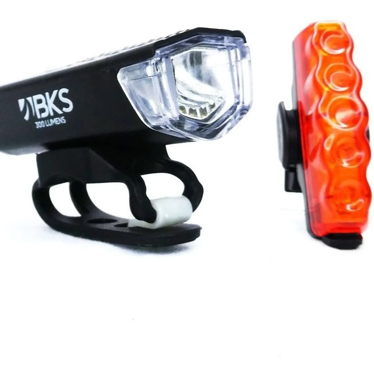 BKS - Luz Led Bicicleta Trasera + Delantera Recargable  Bks 300lm