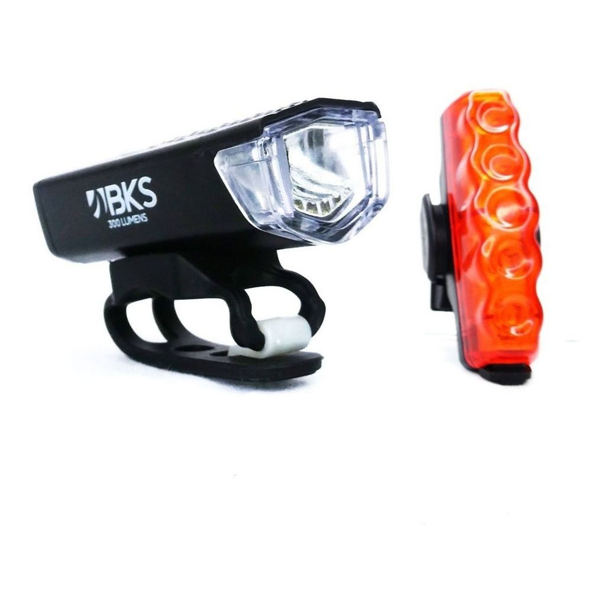 BKS - Luz Led Bicicleta Trasera + Delantera Recargable  Bks 300lm
