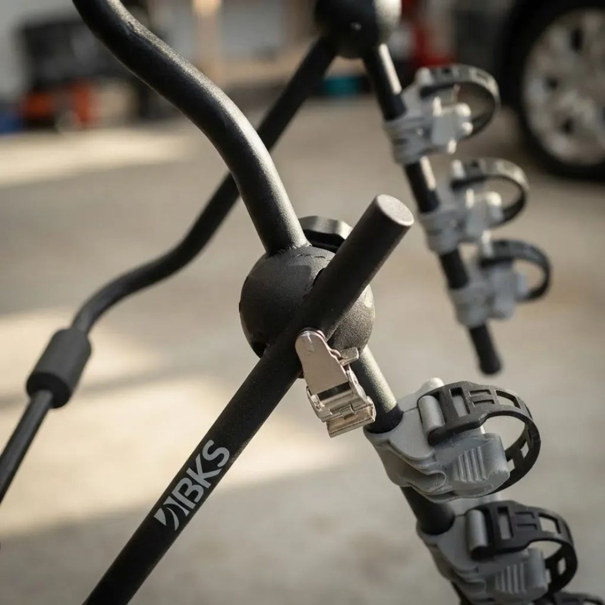 BKS - Portabicicletas Para Carro Soporte De Enganche 3 Bicicletas BKS
