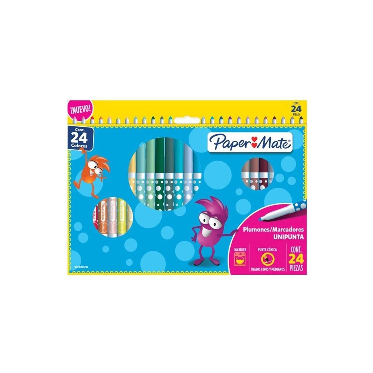 PAPER MATE - Plumígrafo Punta Cónica Paper Mate X24