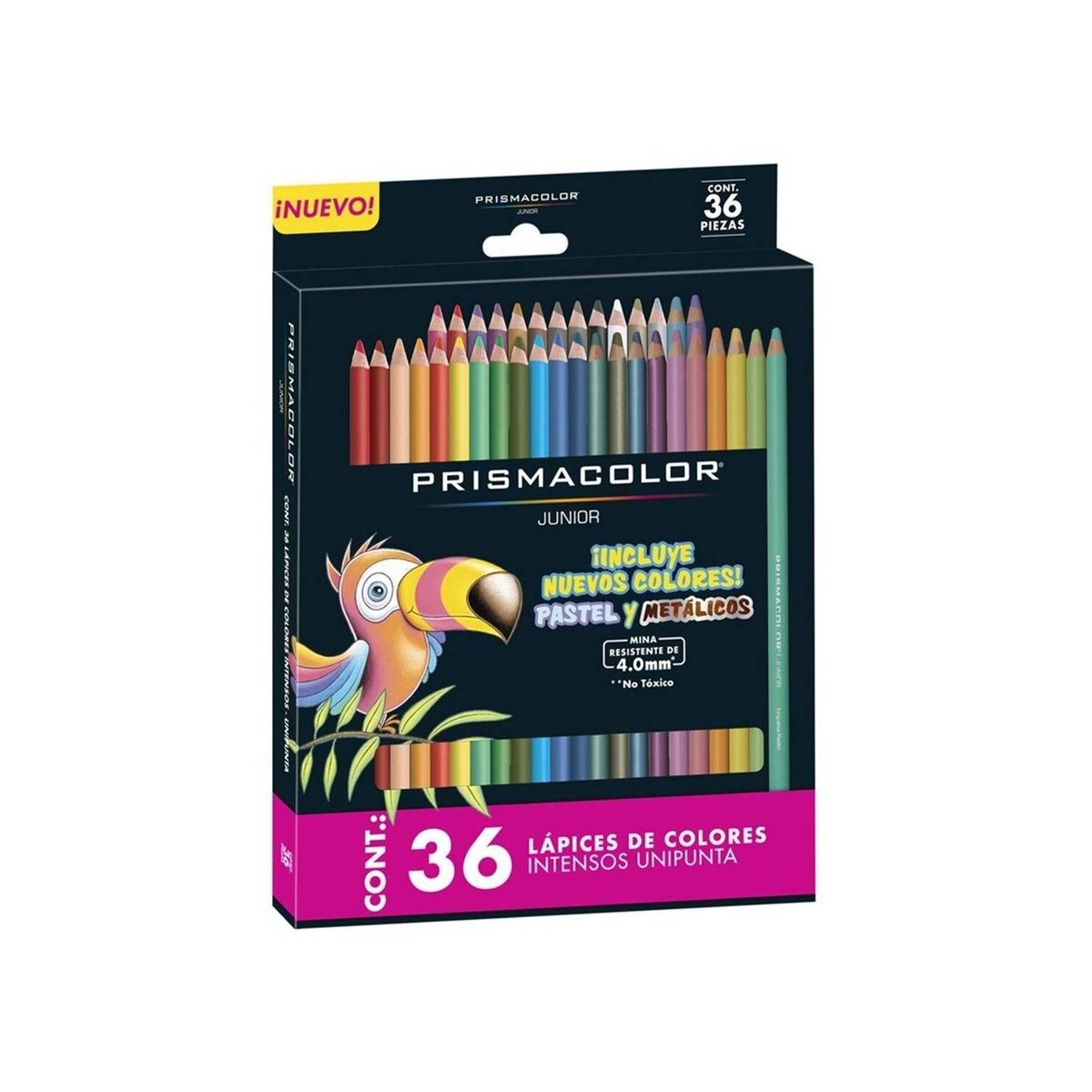 PRISMACOLOR - Colores Prismacolor Junior 4mm Redondos Caja X36 Prismacolor