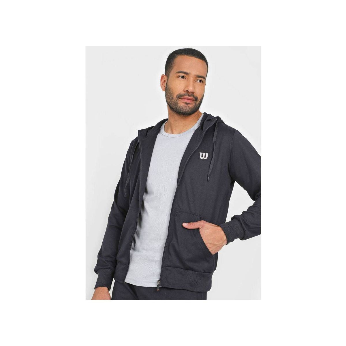 WILSON - Buzo Deportivo Hombre Wilson French Terry Con Capota