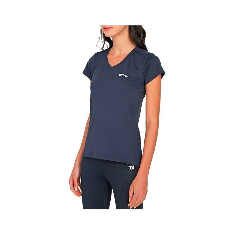 WILSON - Camiseta cuello v wilson mujer
