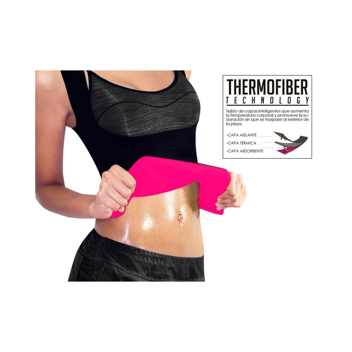 K6 - Faja reductora cinturilla adelgazante top moldeado