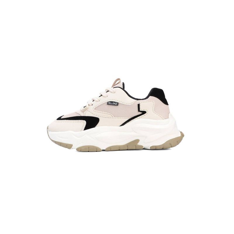 TELLENZI - Tenis tellenzi dama 428 beige - negro