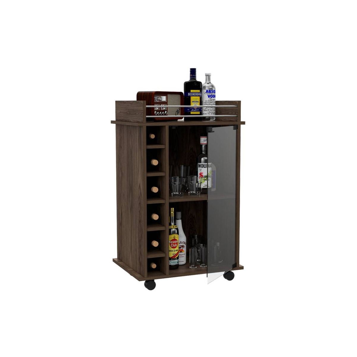 RTA DESIGN - Bar chocolate con rodachines bar dukaty