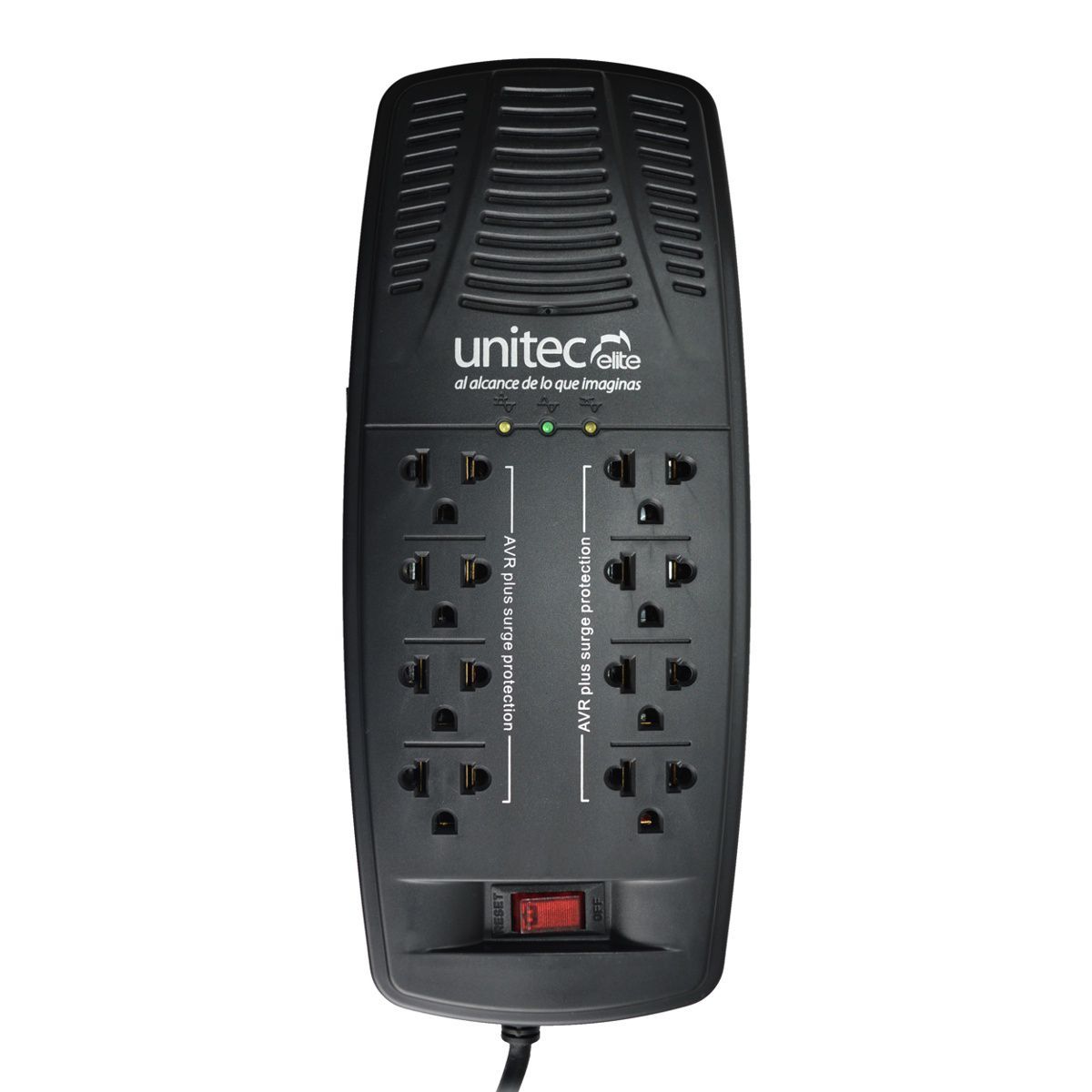 UNITEC - Regulador De Voltaje Unitec De 2000va Reales Con 8 Tomas