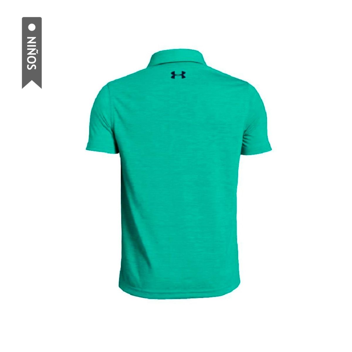 UNDER ARMOUR - Camiseta Polo Under Armour Threadborne Para Niños-Azul