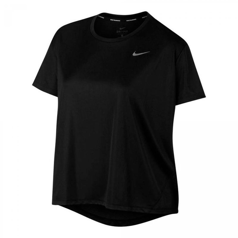 NIKE - Camiseta Nike Miler Plus Para Mujer-Negro