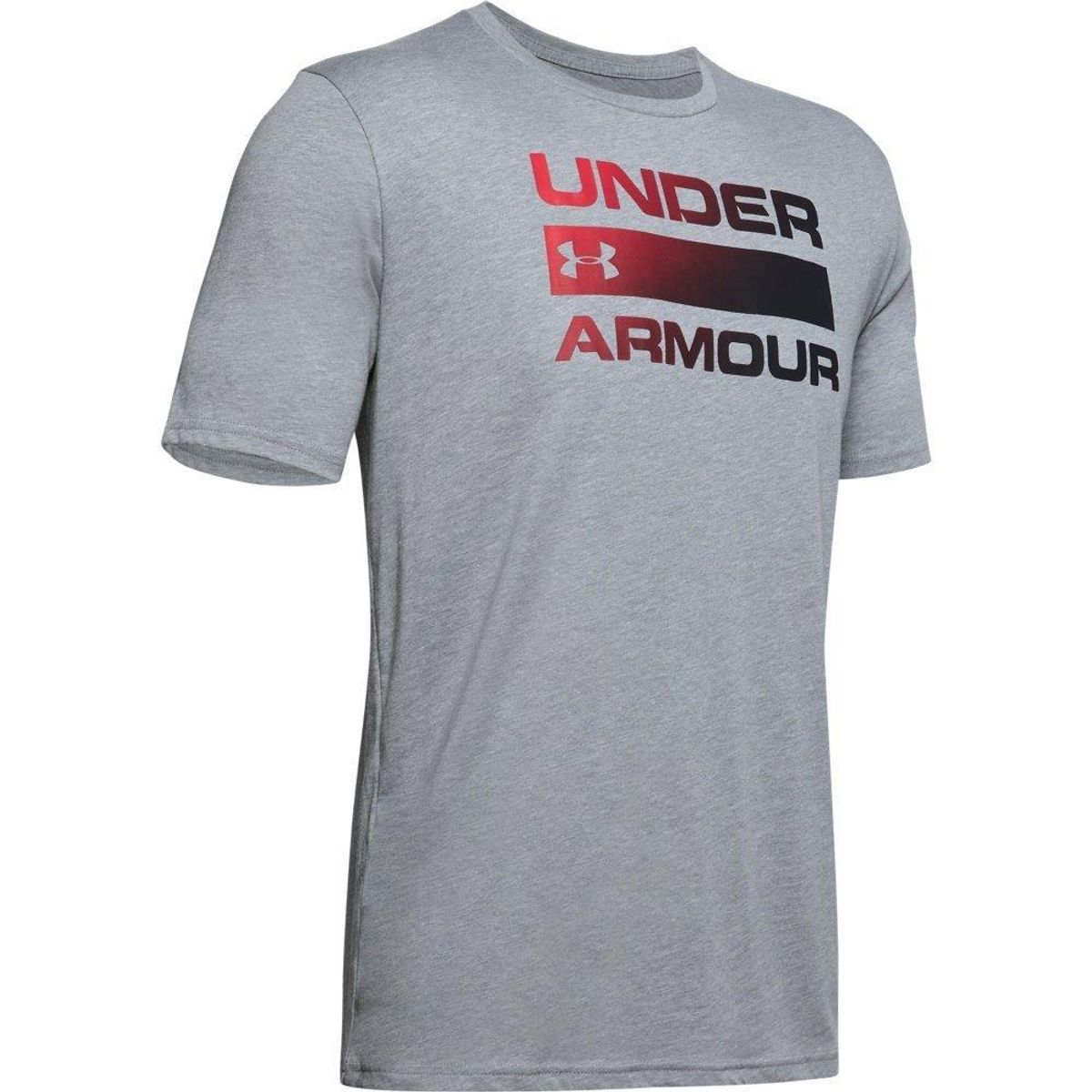 UNDER ARMOUR - Camiseta Under Armour Wordmark Team Para Hombre-Gris Claro