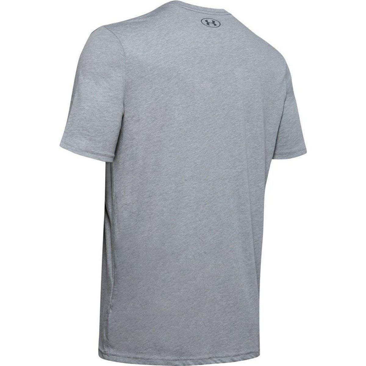 UNDER ARMOUR - Camiseta Under Armour Wordmark Team Para Hombre-Gris Claro