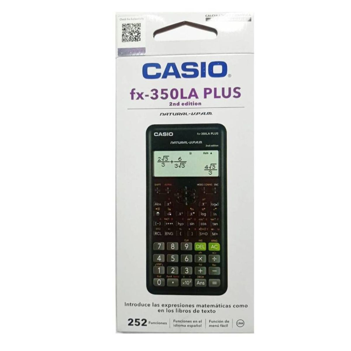 CASIO - Calculadora Científica Casio fx-350LA PLUS 2da Edición
