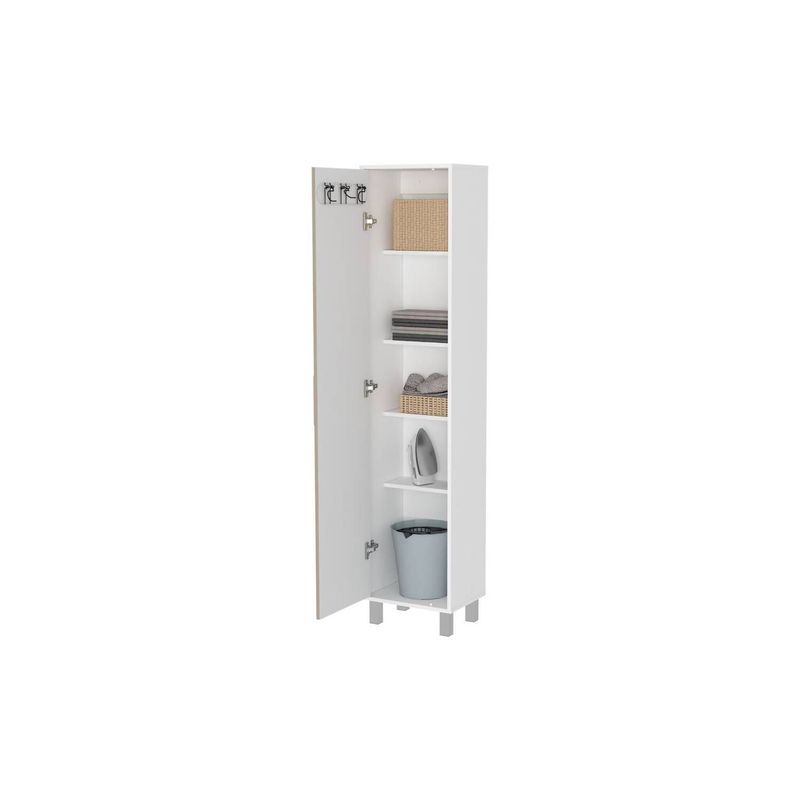 RTA DESIGN - Muebles aseo jalisco blanco con 4 entrepaños