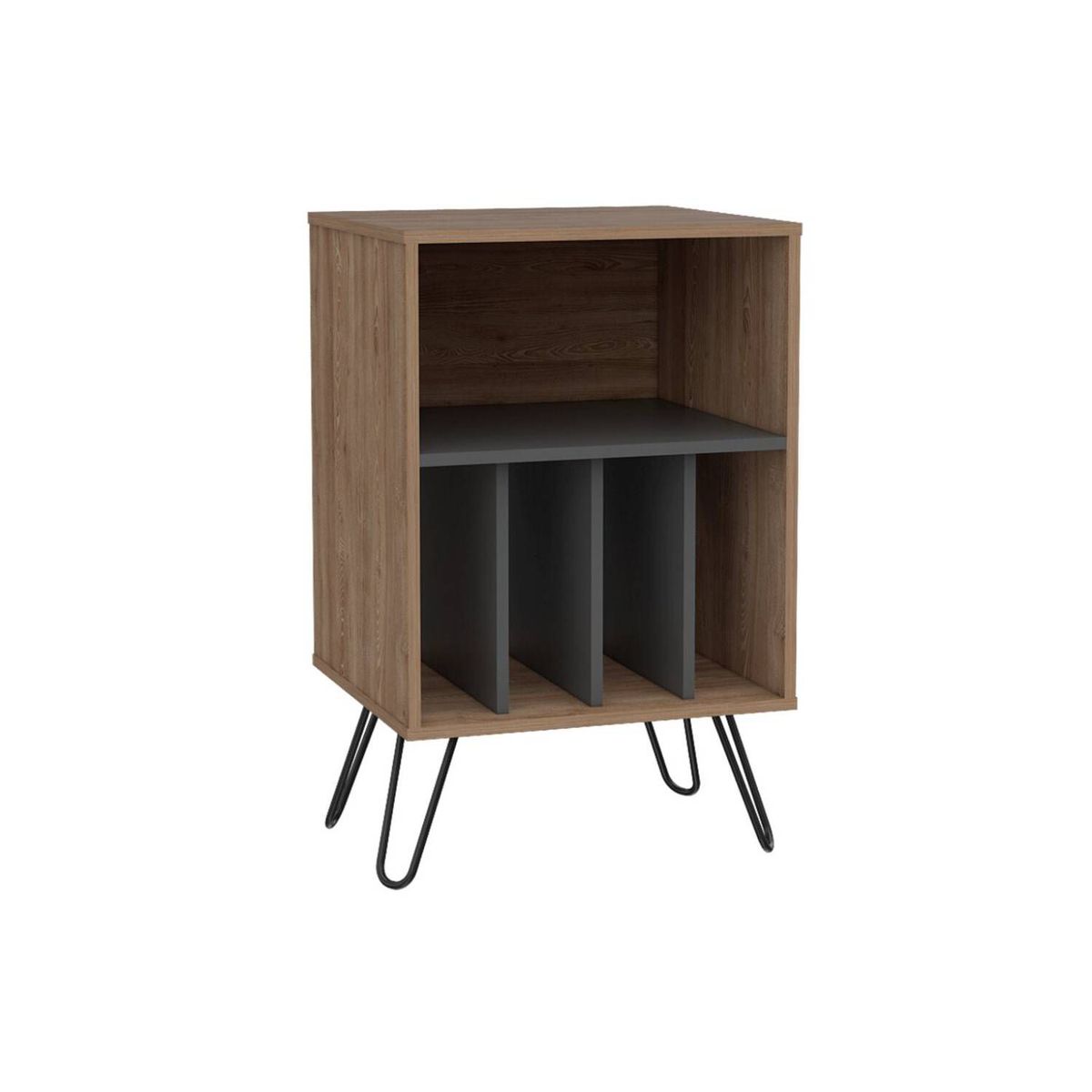 RTA DESIGN - Mueble auxiliar lara miel y plata oscuro