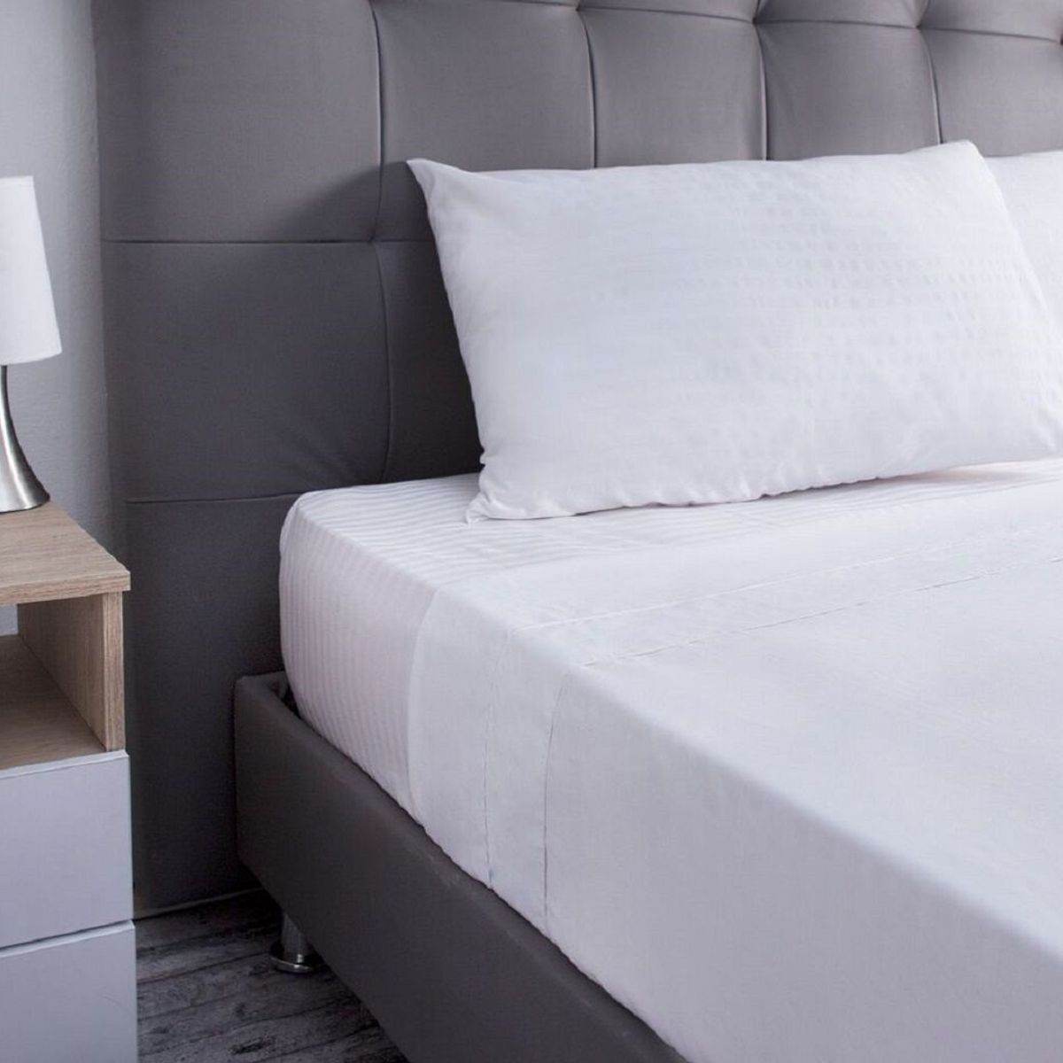 VOYPRE - Juego de Sábanas Tamaño King Unicolor Blanco