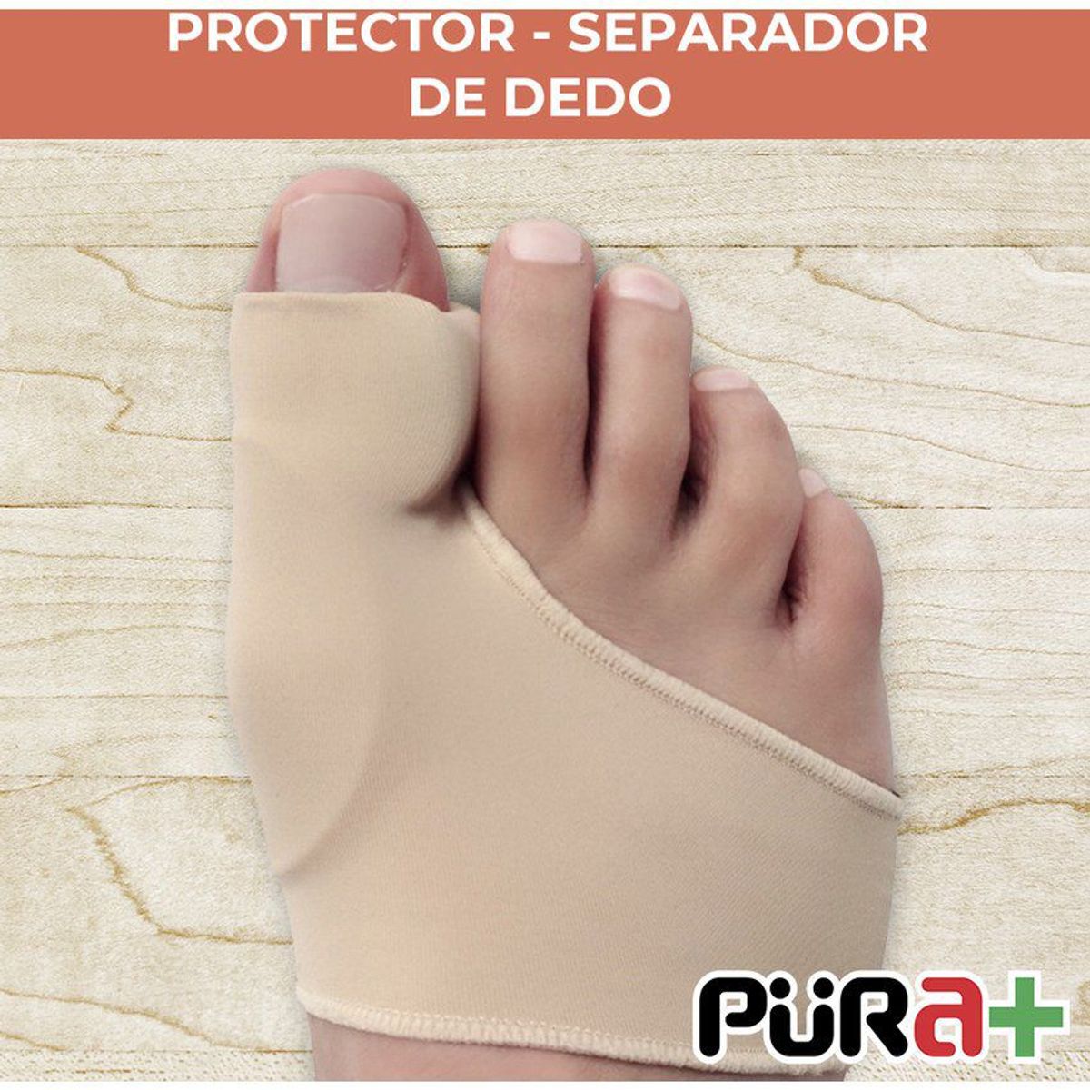 PURA - Corrector juanete separador dedo textil pura