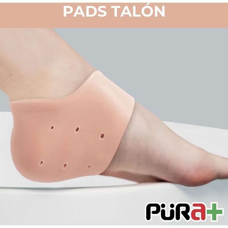 PURA - Talonera silicona protector talón fascitis