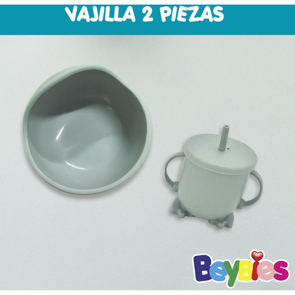PURA - Vajilla en silicona - alimento para bebés