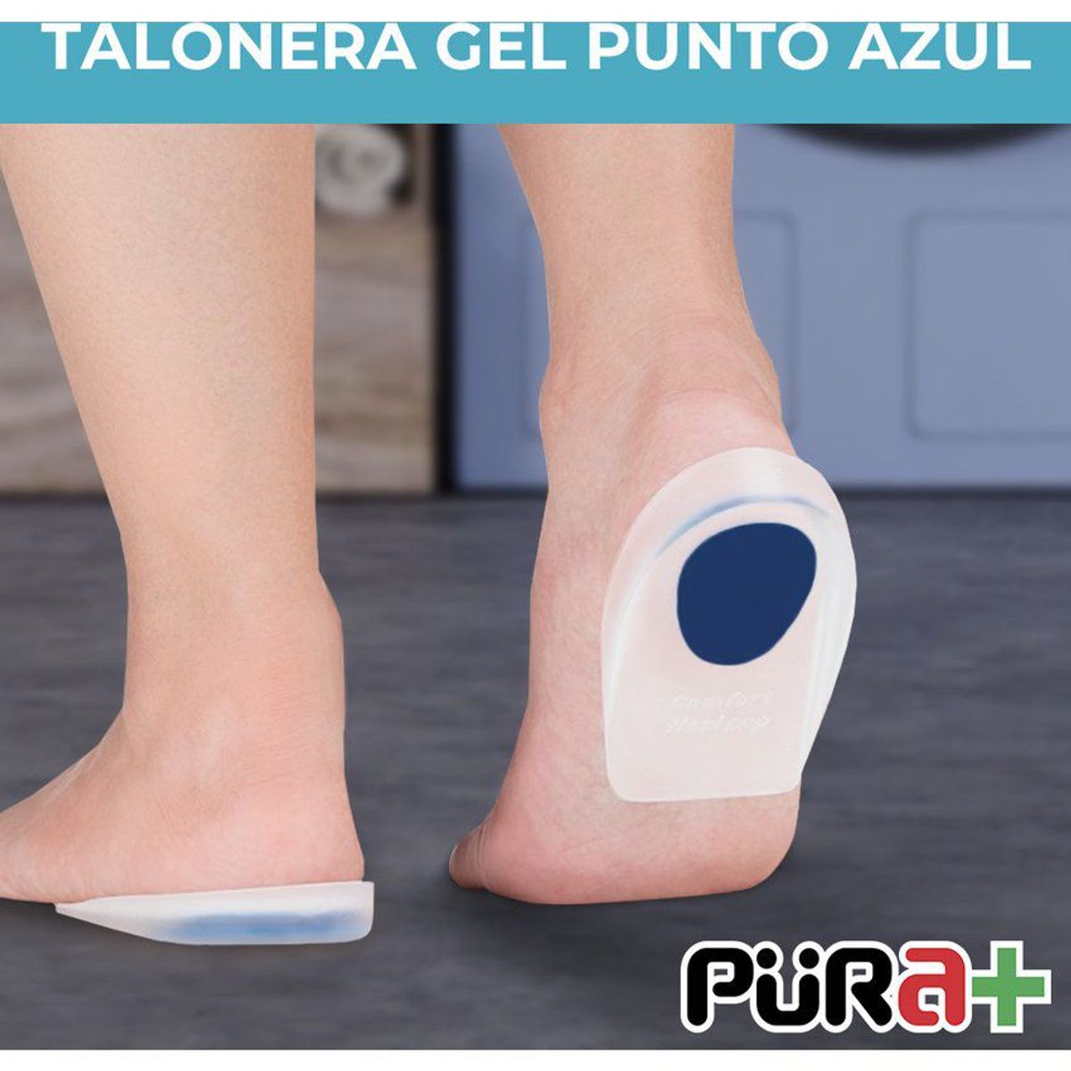 PURA - Plantillas ortopédicas zapatos silicón espolón