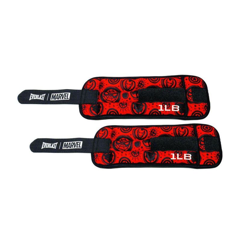 EVERLAST - Pesa De Tobillo Everlast Marvel 2Lb/Pr Spiderman-Rojo