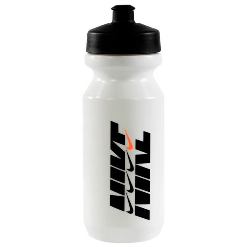 NIKE - Botella Nike Big Mouth Graphic 2.0 22 Onza-Blanco/Negro