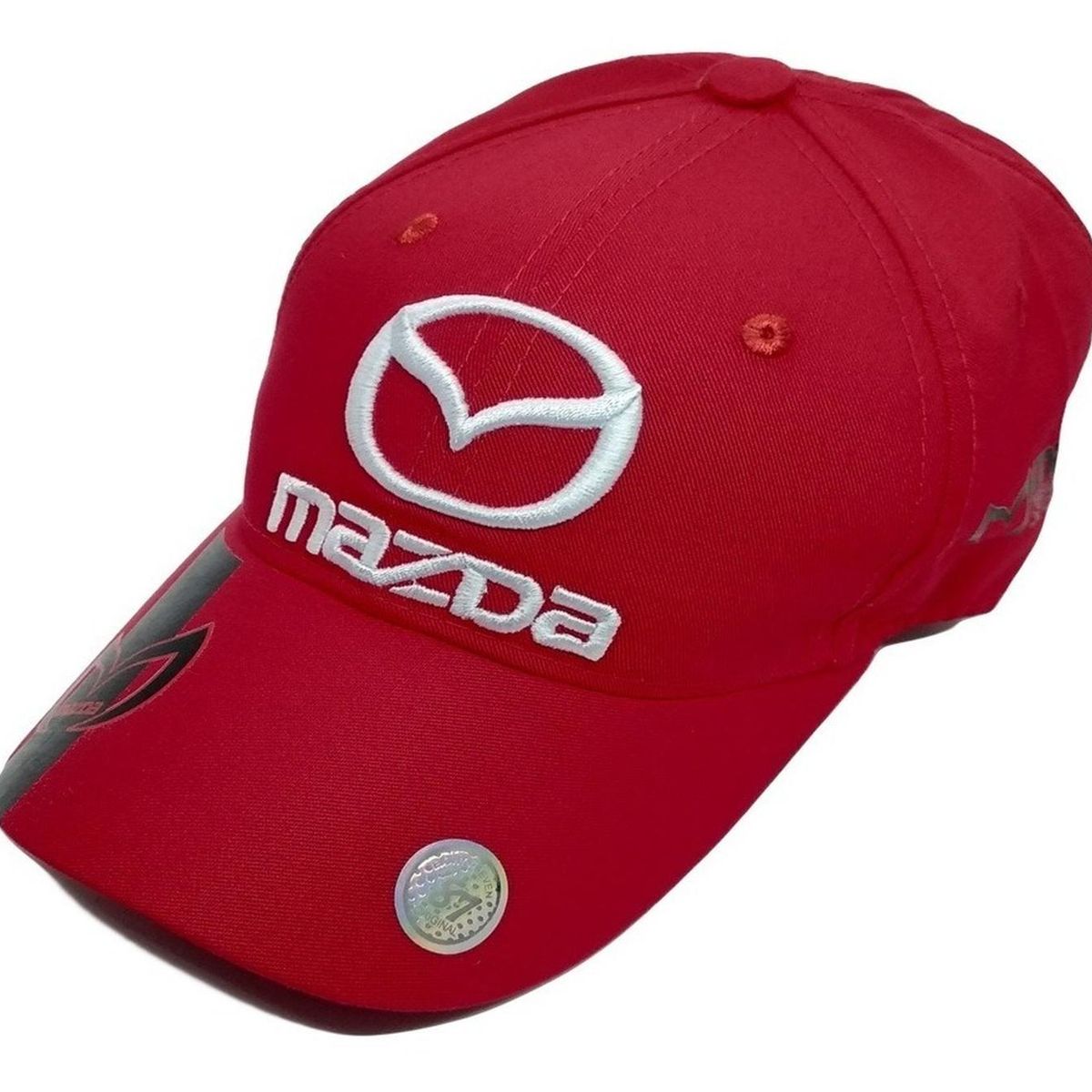 VELBROS - Gorra Marca Carro Bmw Toyota Renault Kia Chevrolet Mercedes - Rojo