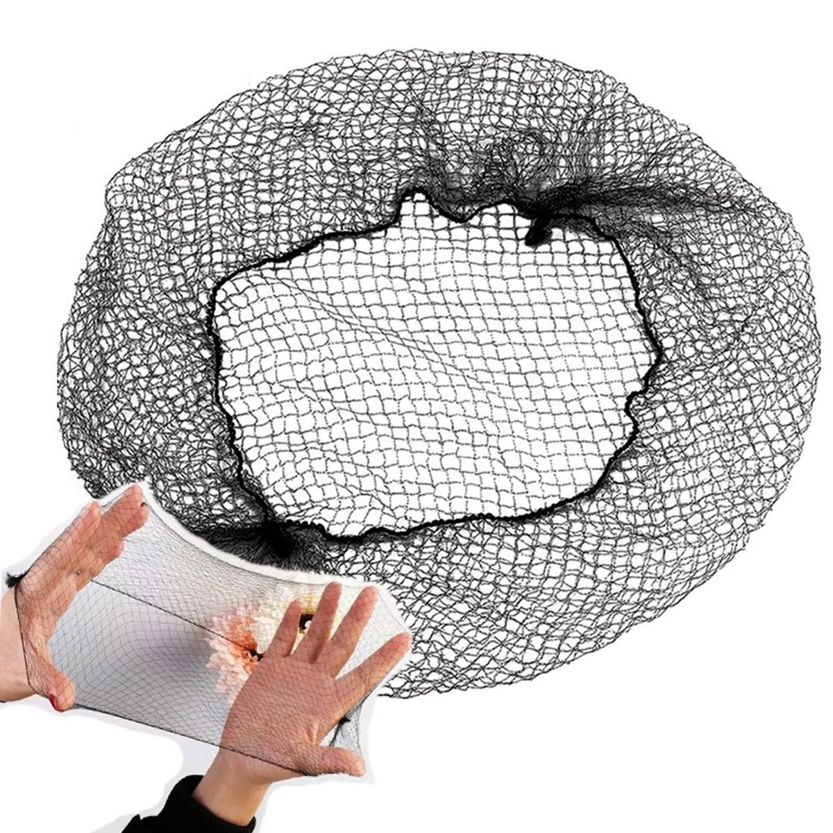 UKAINT - Malla cofia para cabello gorro invisible x 144 unidades