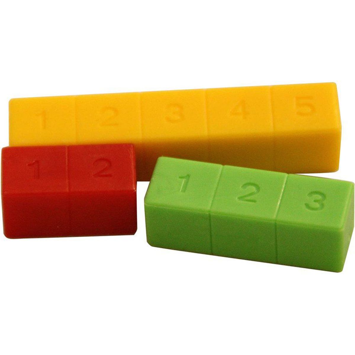 DIDACTICOS SIMBOLOS Y SIGNOS - Regletas cuisenaire plástica numerada x100 matemáticas niños