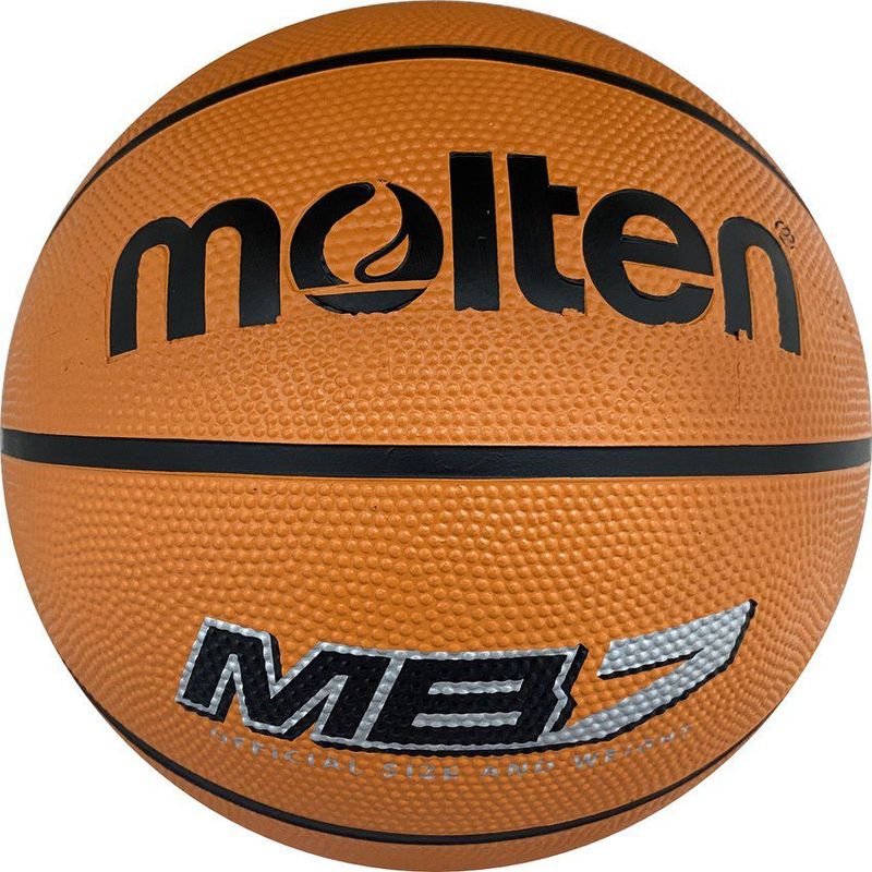 MOLTEN - Balón de baloncesto molten 8 paneles mb7 #7 naranja