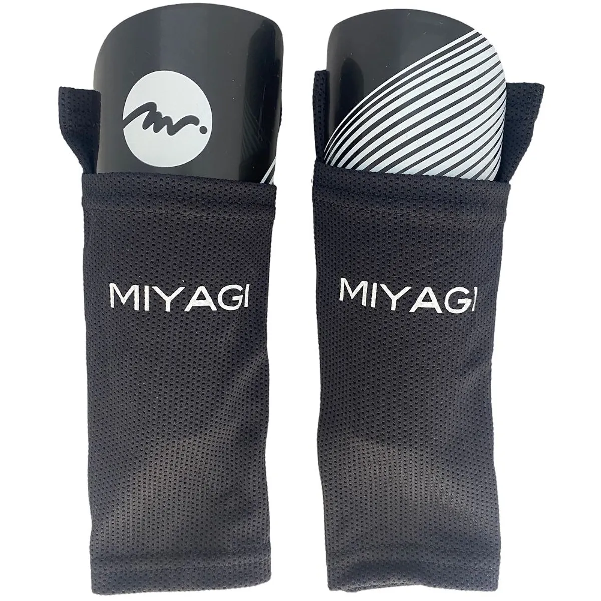 MIYAGI - Canillera Futbol Miyagi MSP004 Negro