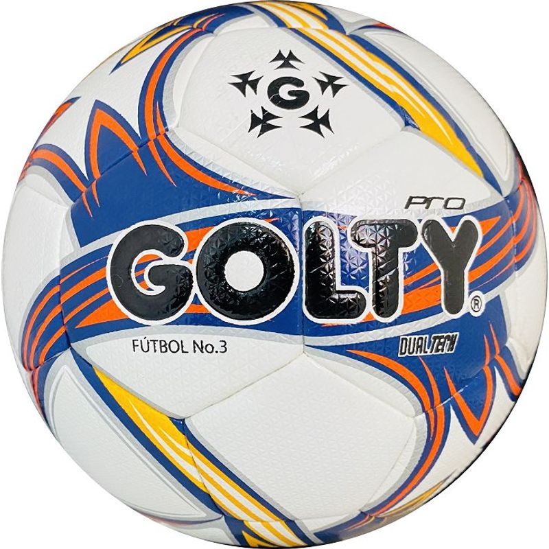 GOLTY - Balón De Fútbol Golty Pro Dualtech 3 Amarillo