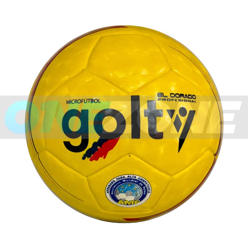 GOLTY - Balón De Microfútbol Golty Dorado Profesional