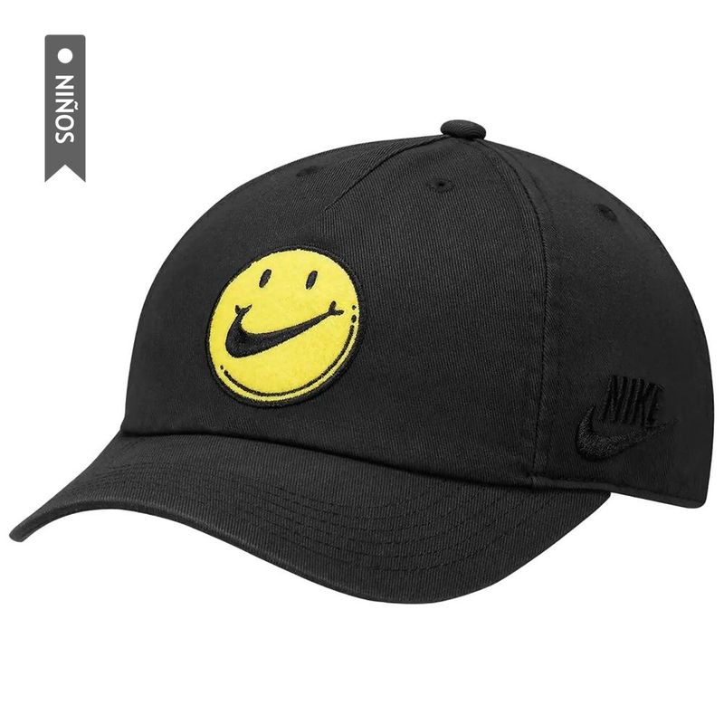 NIKE - Gorra Nike Heritage86 Para Niños-Negro