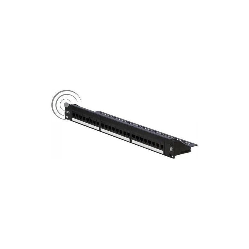 POWEST - Patch panel categoría 6 de 24 puertos 1u powest