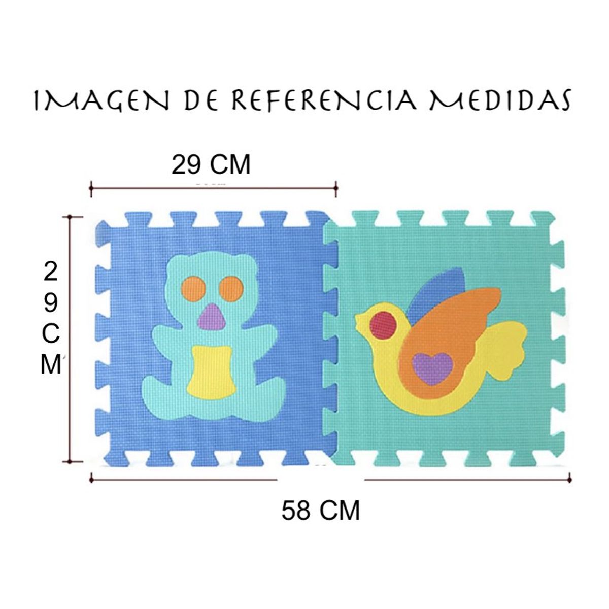 STALION - Tapete Alfombra Foammy Para Bebe x10 Piezas Numeros