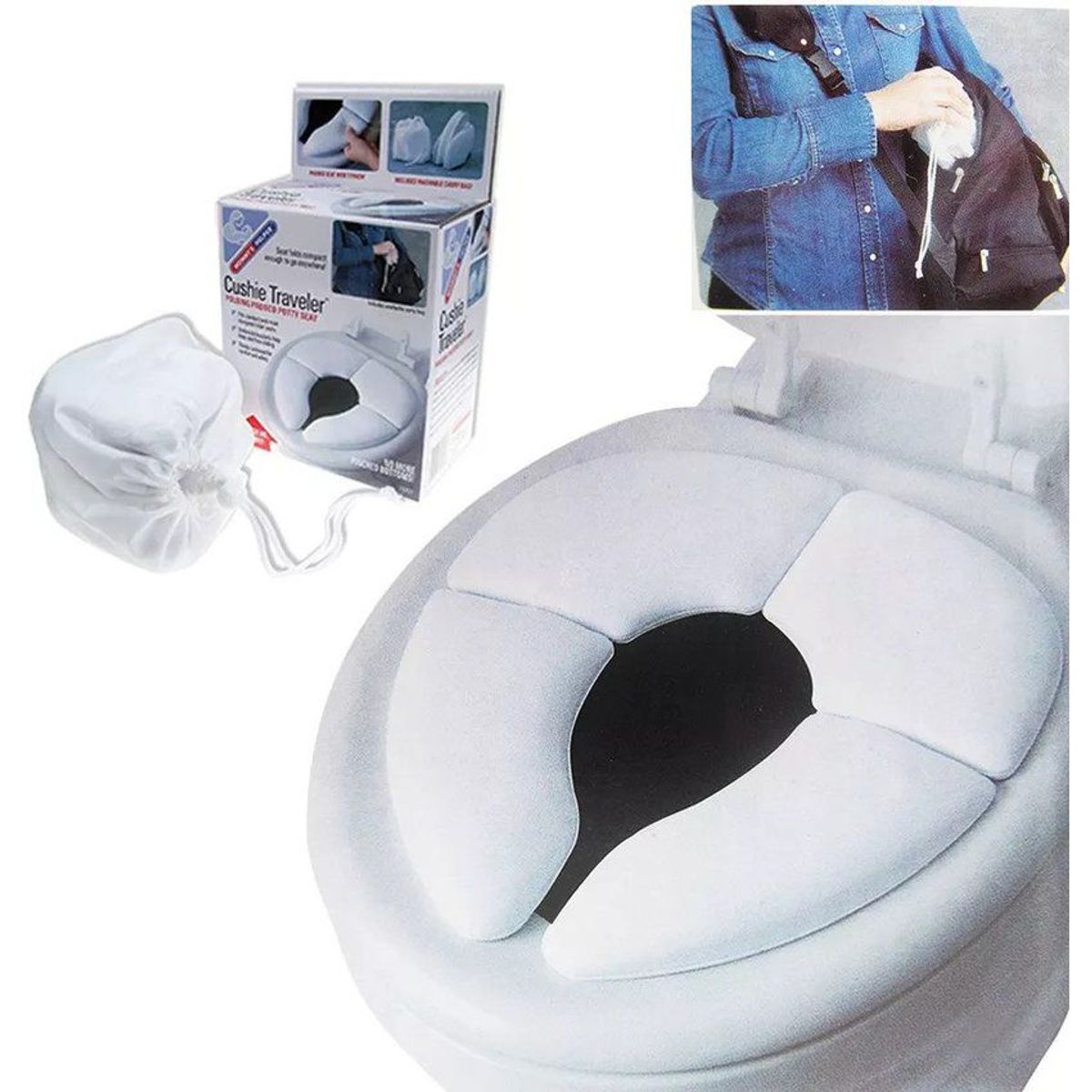 GENERICO - Reductor protector portátil viajero para inodoro baño bebe