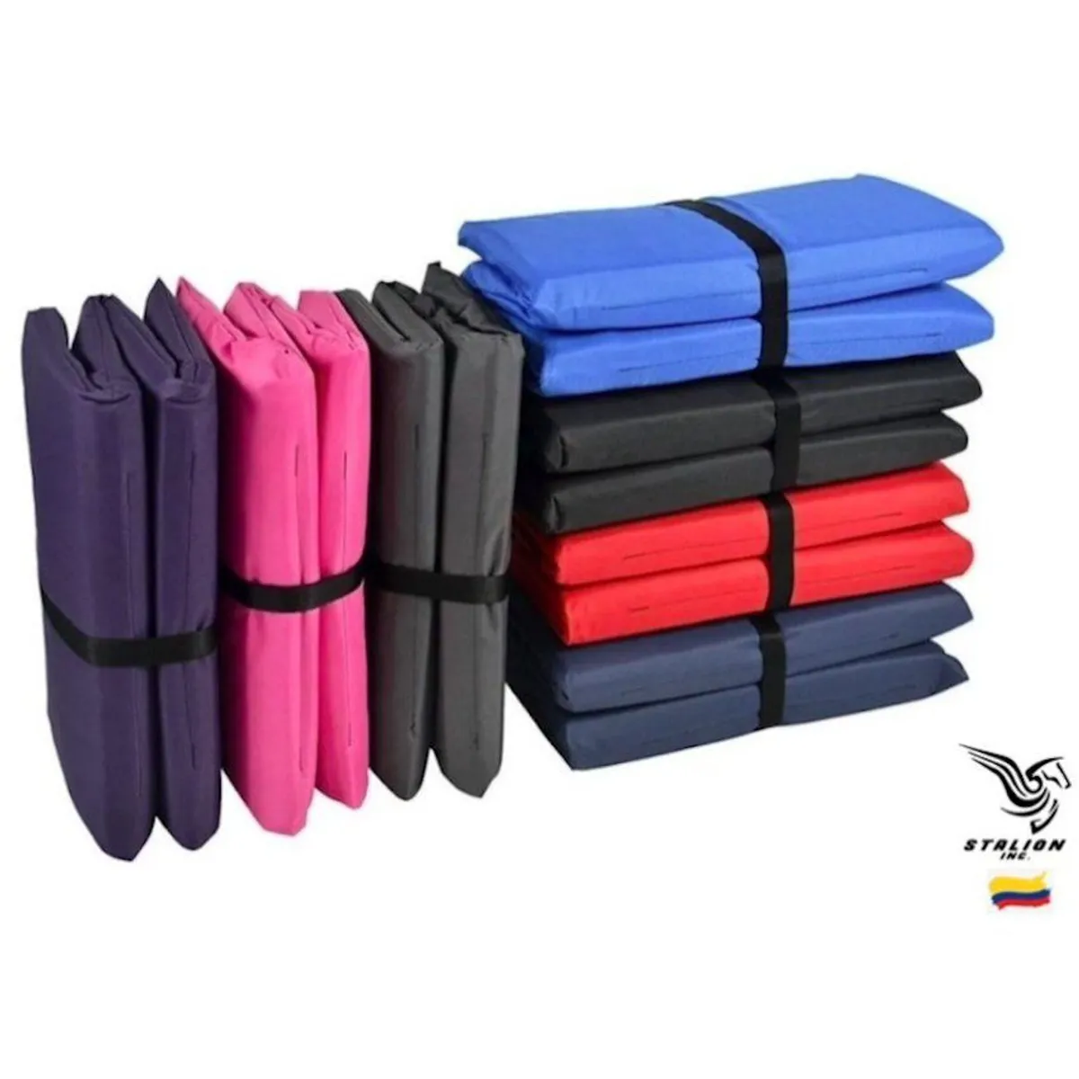 STALION - Colchoneta camping plegable impermeable 60 X 160 X5 CMS
