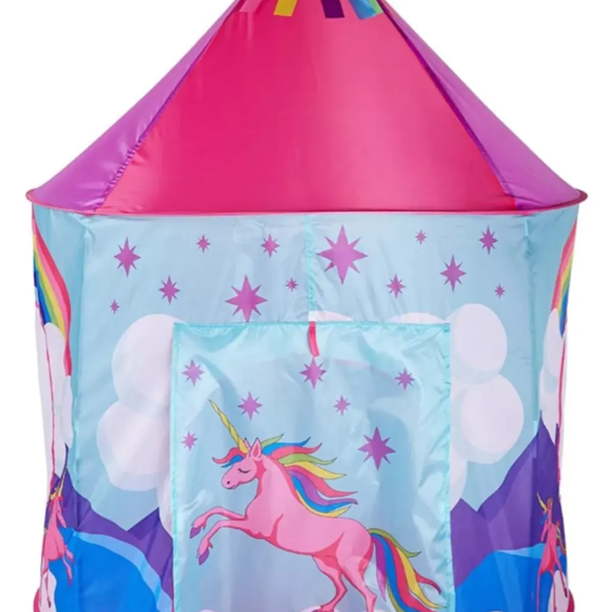 GENERICO - Carpa Castillo Unicornio Rosada Para Niños y Niñas