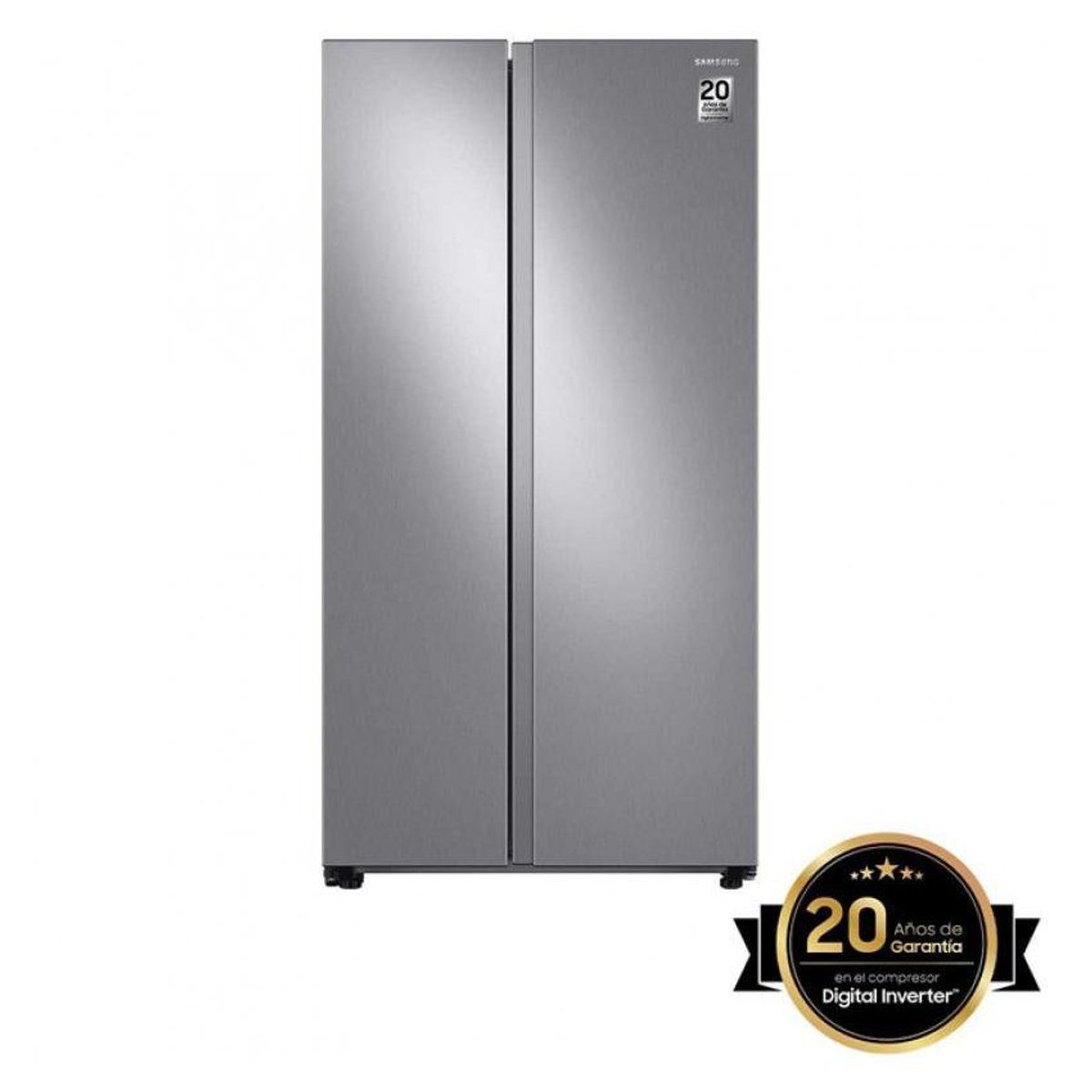 SAMSUNG - Nevecón samsung side by side 647 litros RS23T5B00S9/CO inox