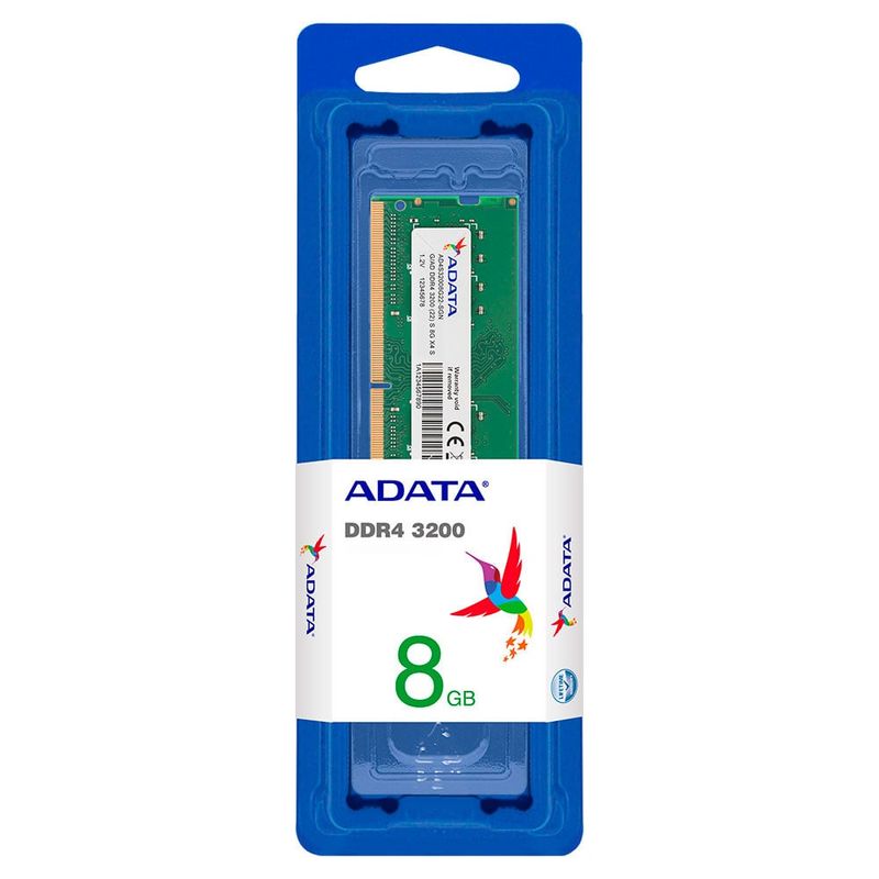 ADATA - Memoria Ram Para Portatil O Aio 8gb Ddr4 3200 Mhz Adata
