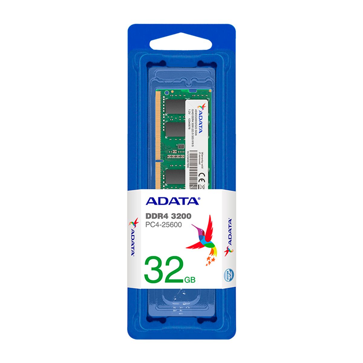 ADATA - Memoria Ram 32gb 3200 Mhz Adata Para portátil Color Verde