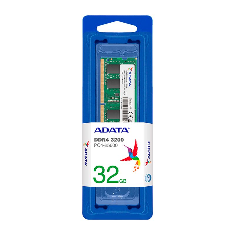 ADATA - Memoria Ram 32gb 3200 Mhz Adata Para portátil Color Verde