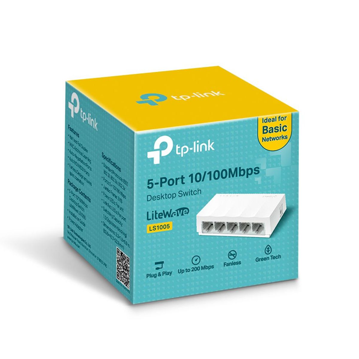 TP LINK - Switch escritorio litewave 5 puertos 10/100mpbs tp-link ls1005