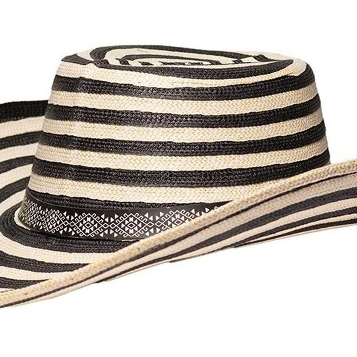 VELBROS - Sombrero Vueltiao Hombre Mujer Tradicional Sol 100% Colombia - Beige