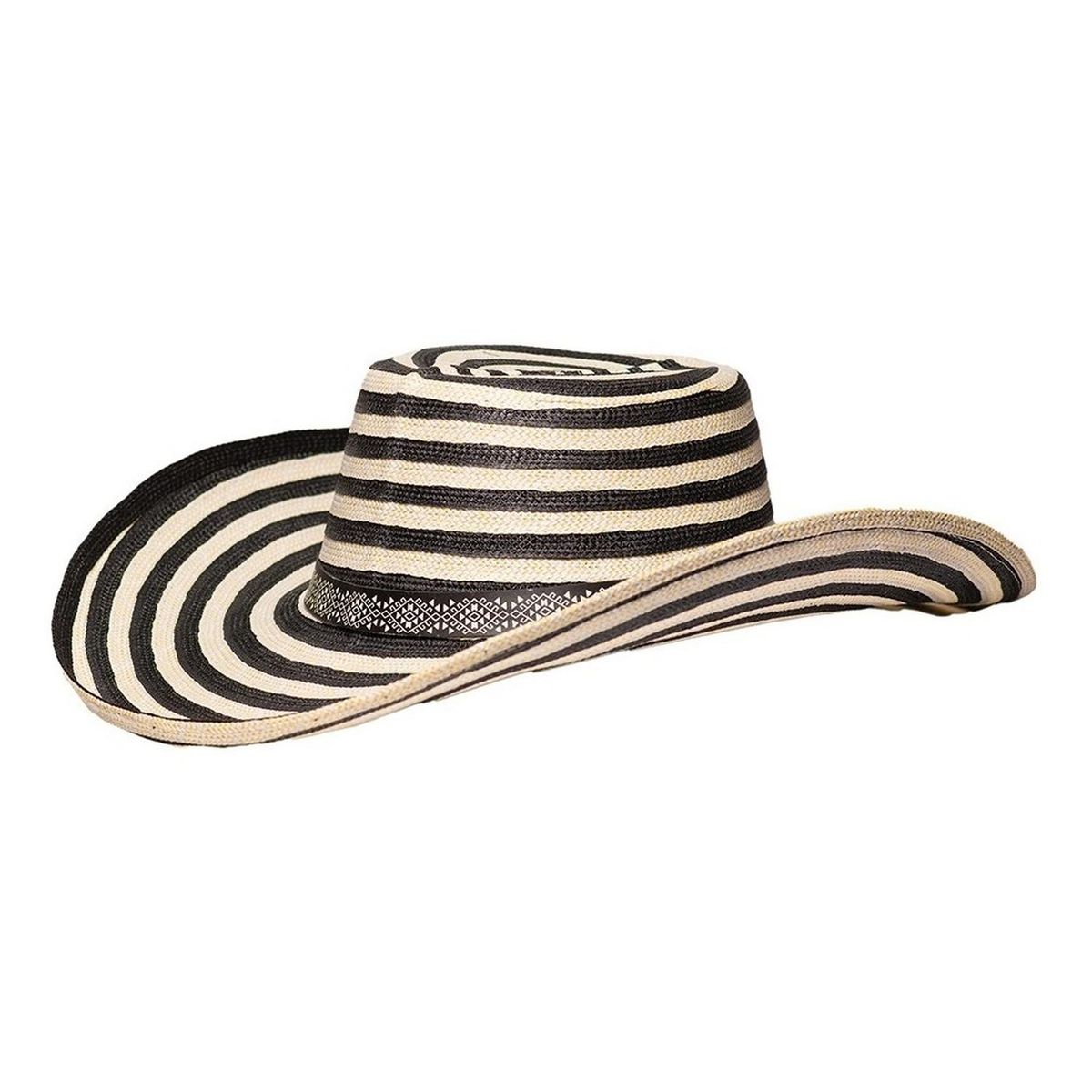 VELBROS - Sombrero Vueltiao Hombre Mujer Tradicional Sol 100% Colombia - Beige