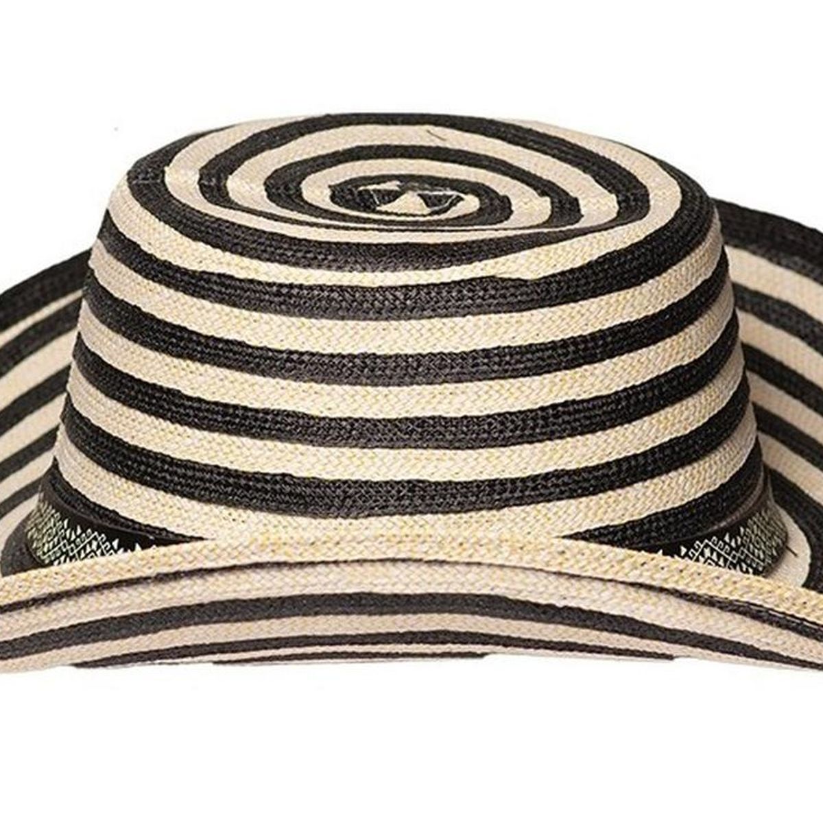 VELBROS - Sombrero Vueltiao Hombre Mujer Tradicional Sol 100% Colombia - Beige